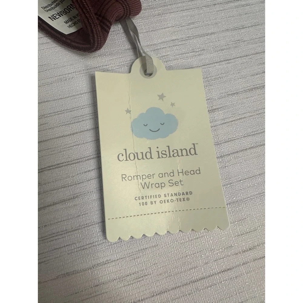 Cloud Island Baby Girls Newborn NB 0M Bodysuits Pants Sleep Play Romper Lot 11pc